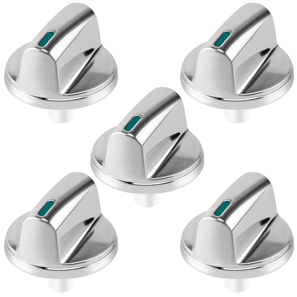 Puxyblue 5Pcs Bosch Gas Cooktop Burner Knobs Replaces 00653119 00658161