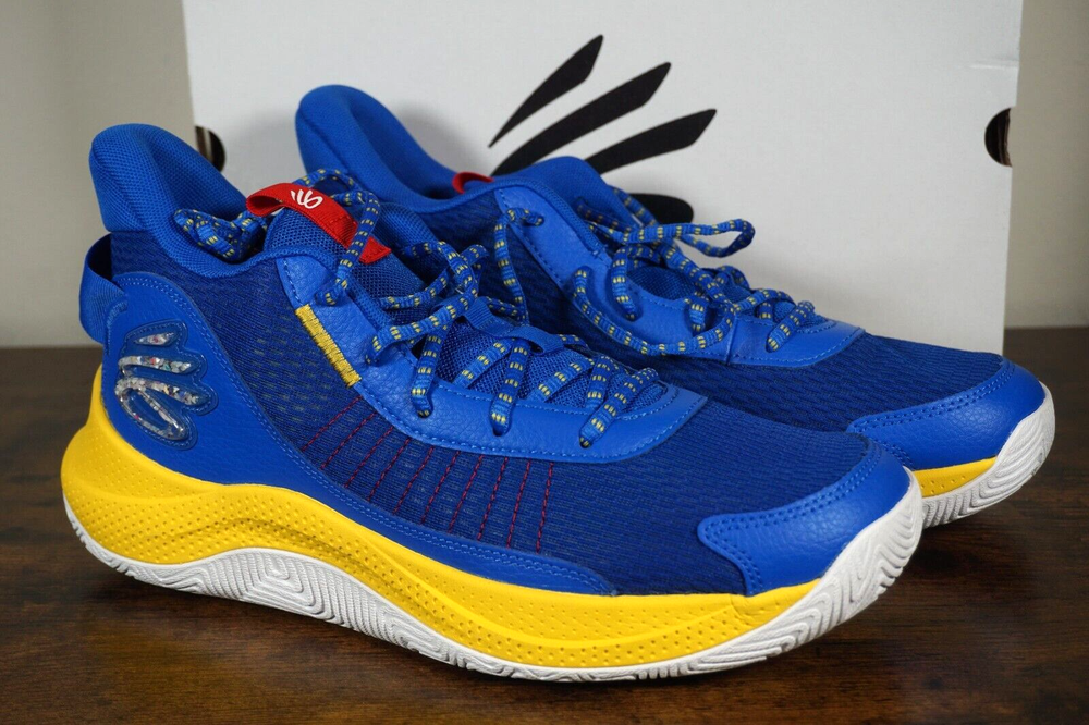 Under Armour Curry 3Z7 Royal Taxi Basketball Shoes Size 11  