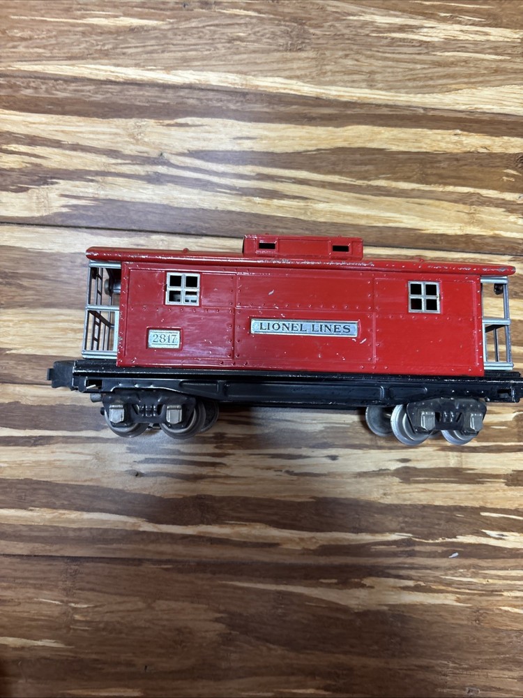 Lionel 2817 O Gauge Tinplate Caboose Vintage 1936-42 Model Train