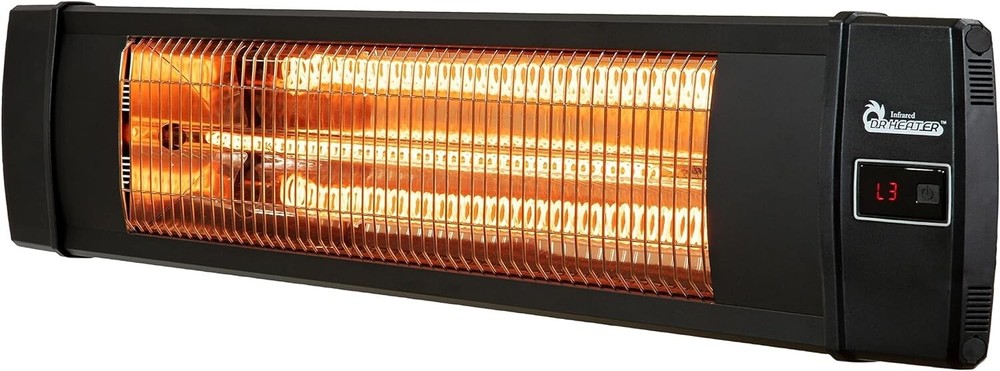 Efficient 1500W Infrared Heater for Outdoor & Indoor Use - Remote Controlled