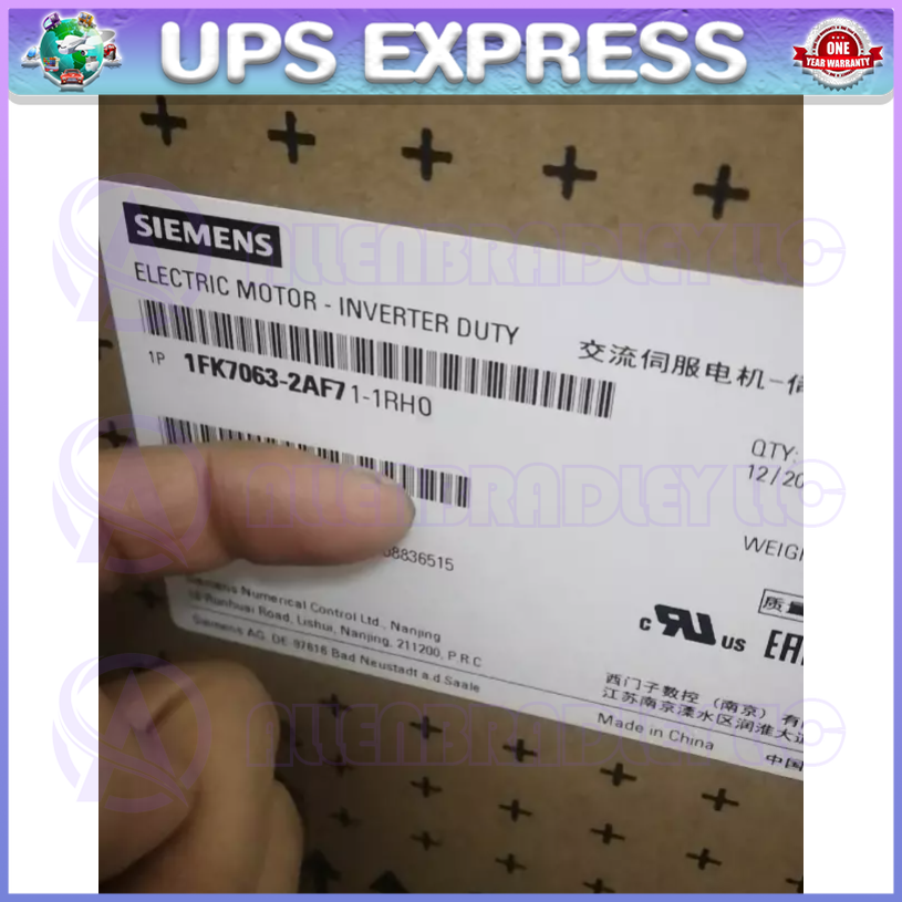 1FK7063-2AF71-1RH0 Siemens Servo Motor PLC Module   GQZ1