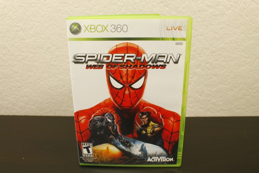 Microsoft Xbox 360 Spider-Man Web of Shadows Game CIB NM Disc Clean & Tested