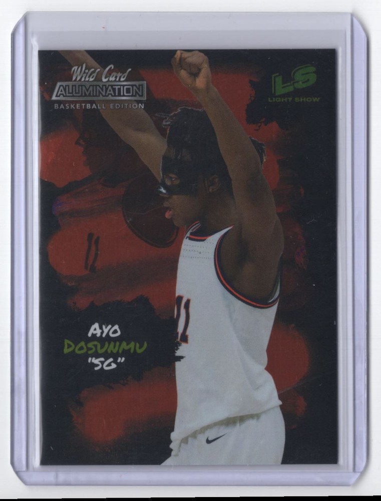 2021-22 Wild Card Alumination Light Show Ayo Dosunmu Chicago Bulls #LS-1