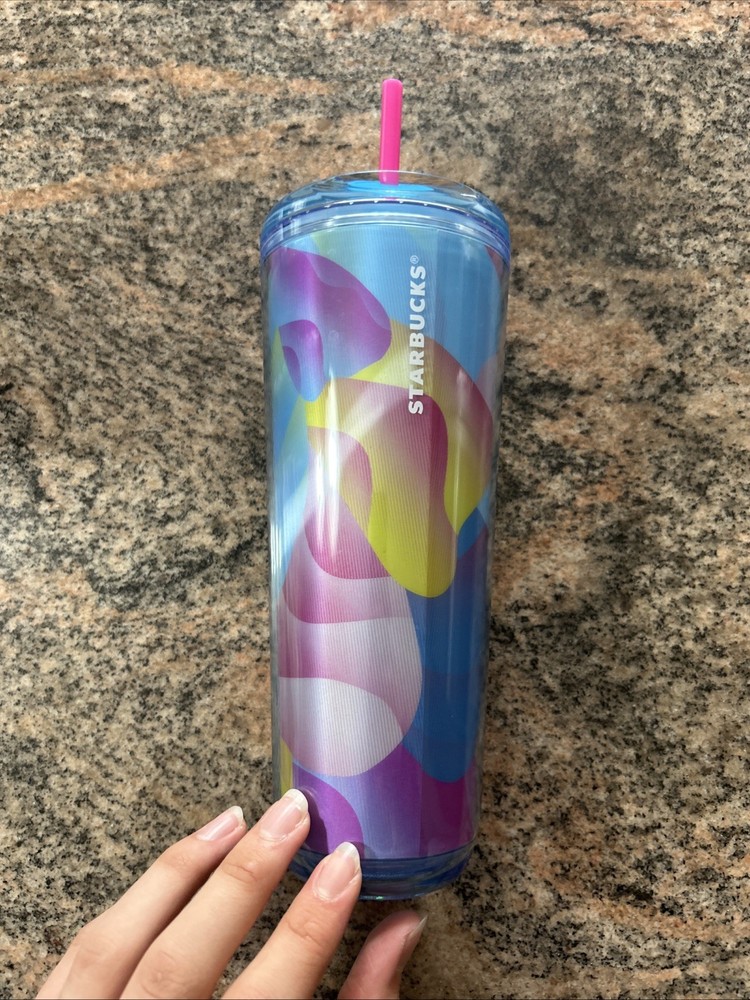 Starbucks Summer 2024 Blue Color Hot and Cold Cup Tumbler 24oz