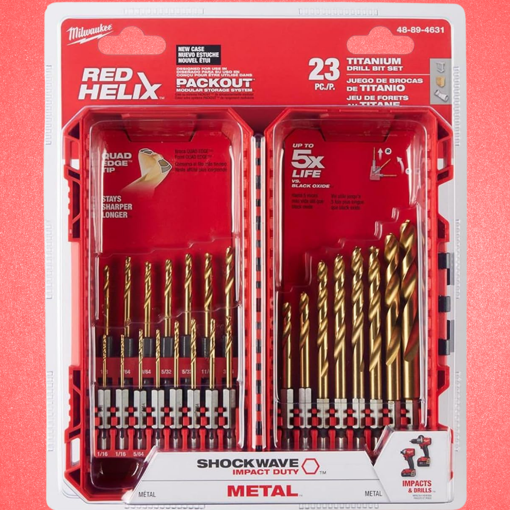 Milwaukee 48-89-4631 SHOCKWAVE Impact Duty™ RED HELIX™ Titanium Drill Bit Set