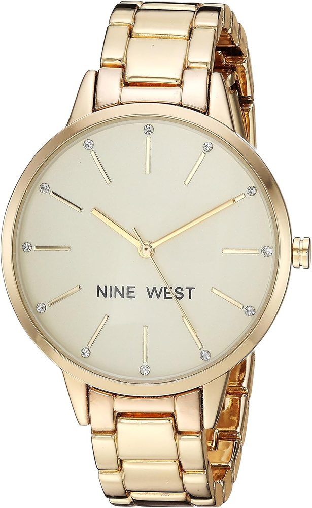 Women'S Crystal Accented Bracelet Watch