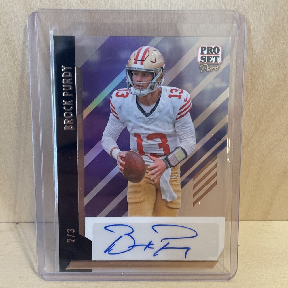 2024 Leaf Pro Set Pure Brock Purdy Auto 2/3 49ers