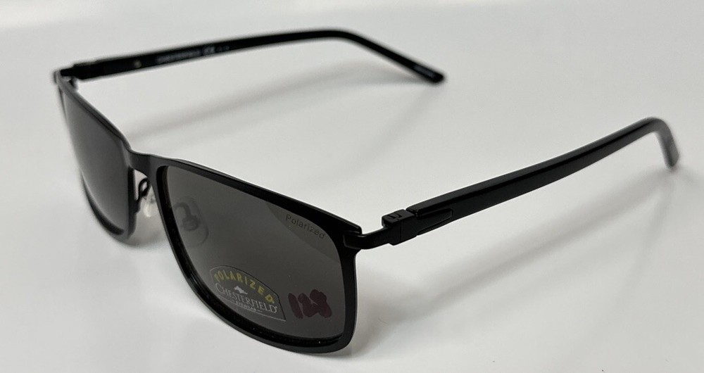 CHESTERFIELD CH06/S-003M9 Black Men’s Metal Polarized Sunglasses 58-17-140