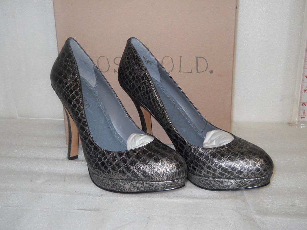 Rosegold Womens Maggie Armour Platform Heels Size 37.5 US 7.5 M NWB