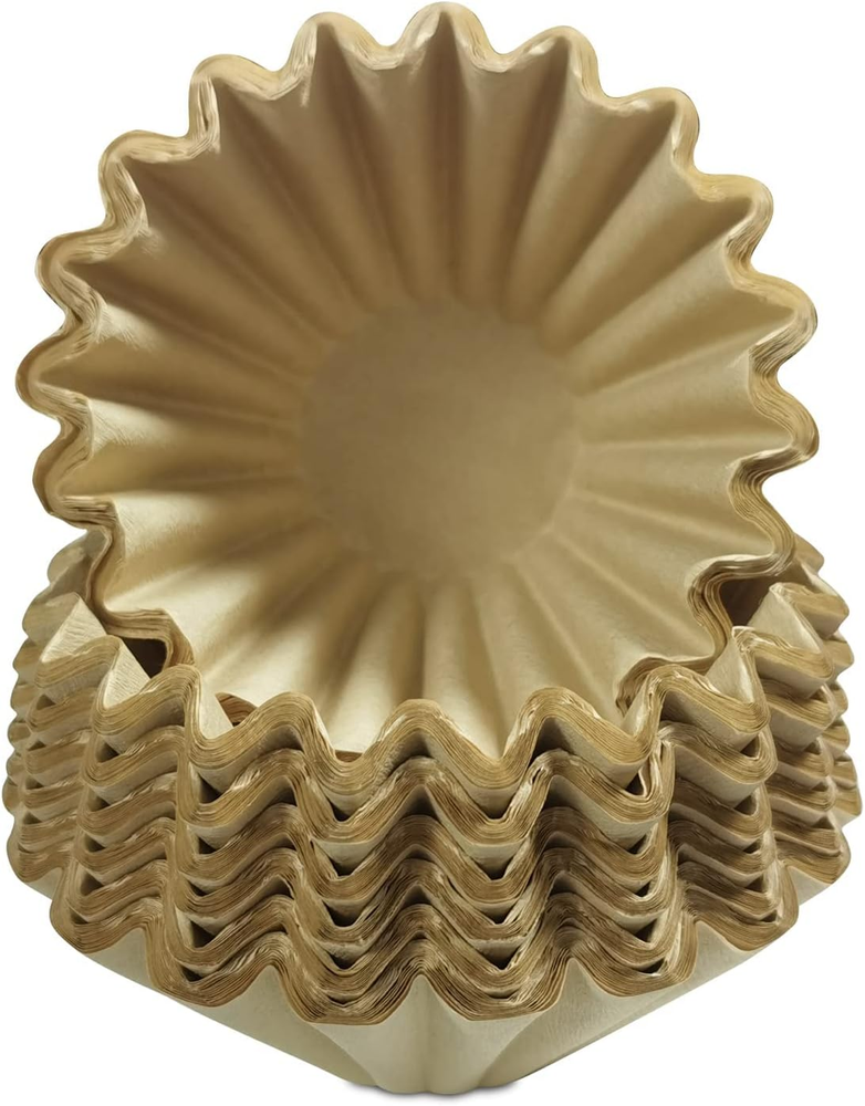 100-Pack Natural Unbleached Coffee Filters for 1-4 Cup Brewers