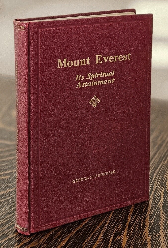 George Arundale MOUNT EVEREST Theosophy Spiritual Attainment 1933