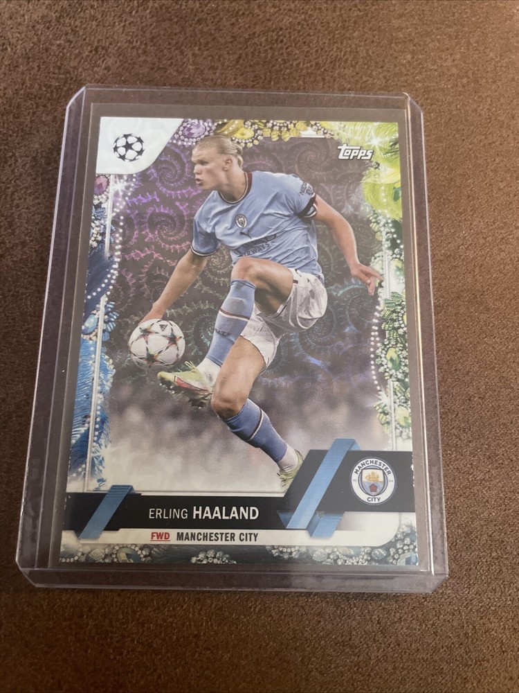 2022-23 Topps Chrome UEFA Club Competitions Carnival #99 Erling Haaland