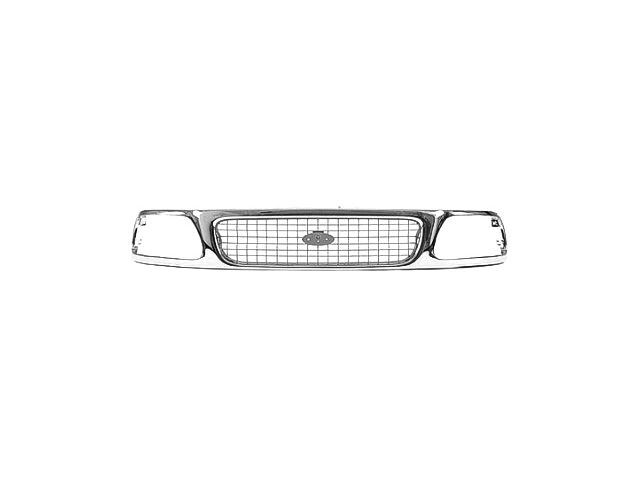 Front Action Crash Grille Assembly fits Ford Expedition 1997-1998 95FTNF