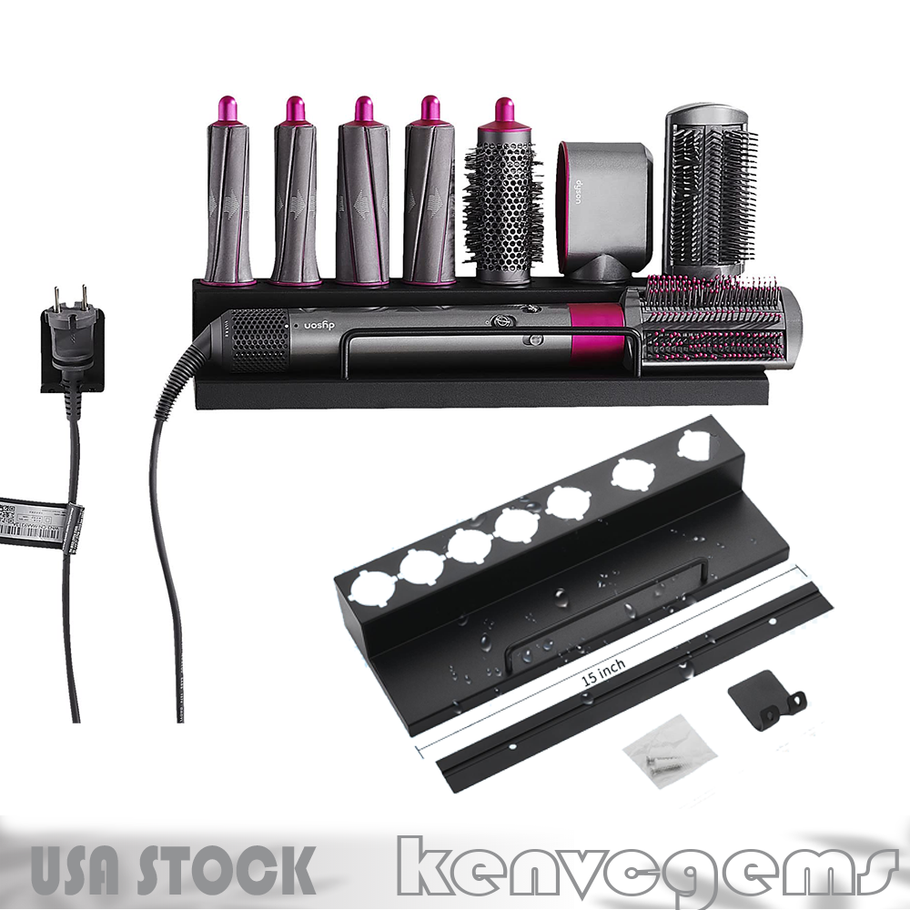 15in Wall Mount Holder Compatible with Dyson Airwrap Styler Accessories