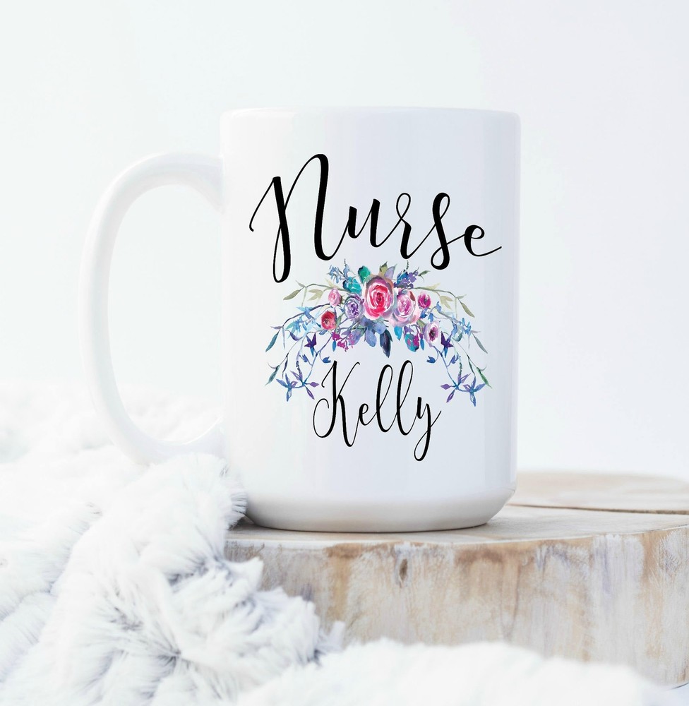 Custom Nursing Gift Nursing Coffee Mug Graduation Gift Custom Coffee Mug