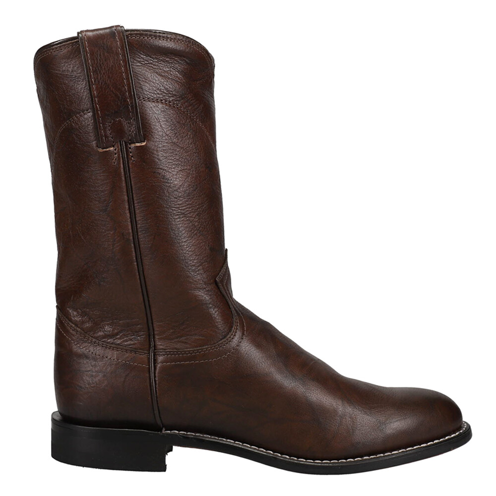 Justin Boots Jackson 10 Inch Round Toe Roper  Mens Brown Dress Boots 3162-JB