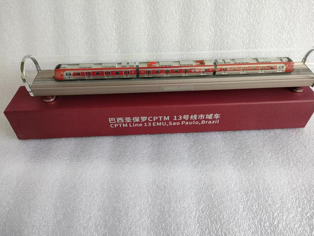 1:160 CPTM Line 13 EMU, Sao Paulo, Brazil Train Metro Tram Diecast Vehicle Model