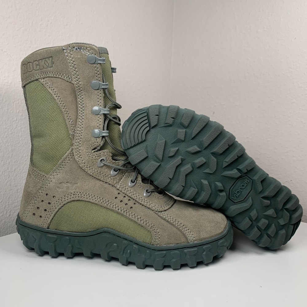 Rocky S2V Tactical Military Combat Boots for Men in 6W Sage Green