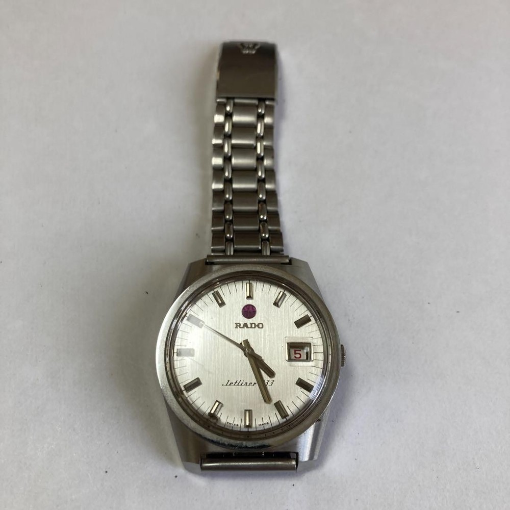 Rado Automatic Men's Wristwatch N24060813 Stylish Silver-Tone