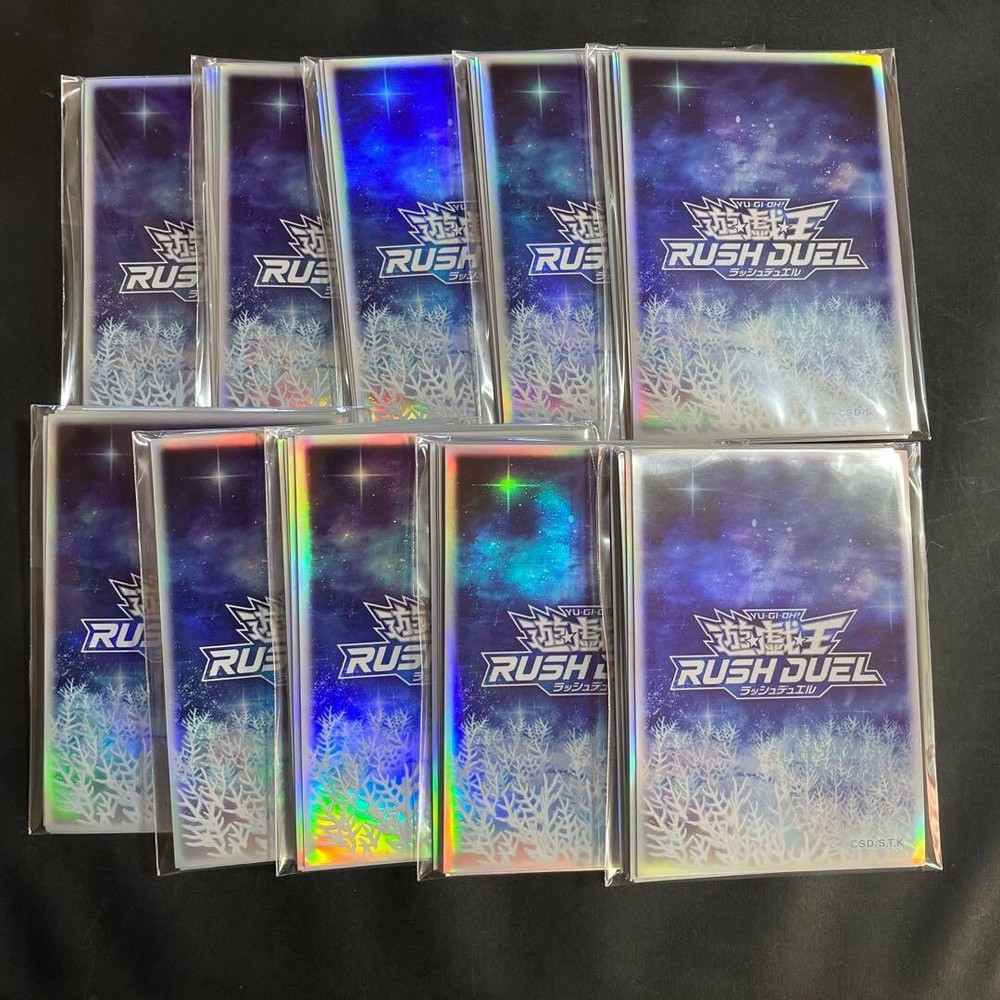 Yu-Gi-Oh Rush Duel Snow Scene Sleeve 100 pieces set Unused item YCSJ New JP
