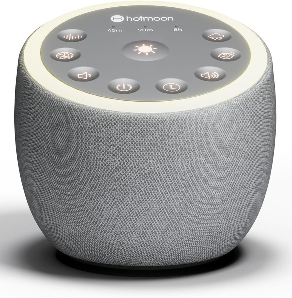White Noise Sound Machine with 40 Sounds Therapy Rain Fan for Yoga Sleeping Aid