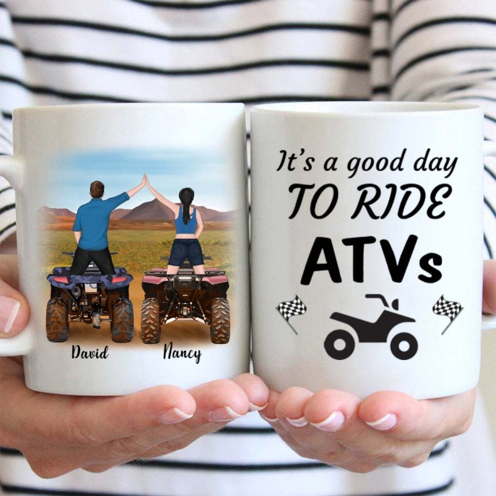 It's A Good Day To Ride Atvs Personalized Mug Mug Cup Birthday Gift Personalized