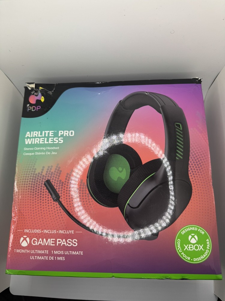 PDP AIRLITE Pro Wireless Black Headband Headset for Xbox Series X|S and Windows