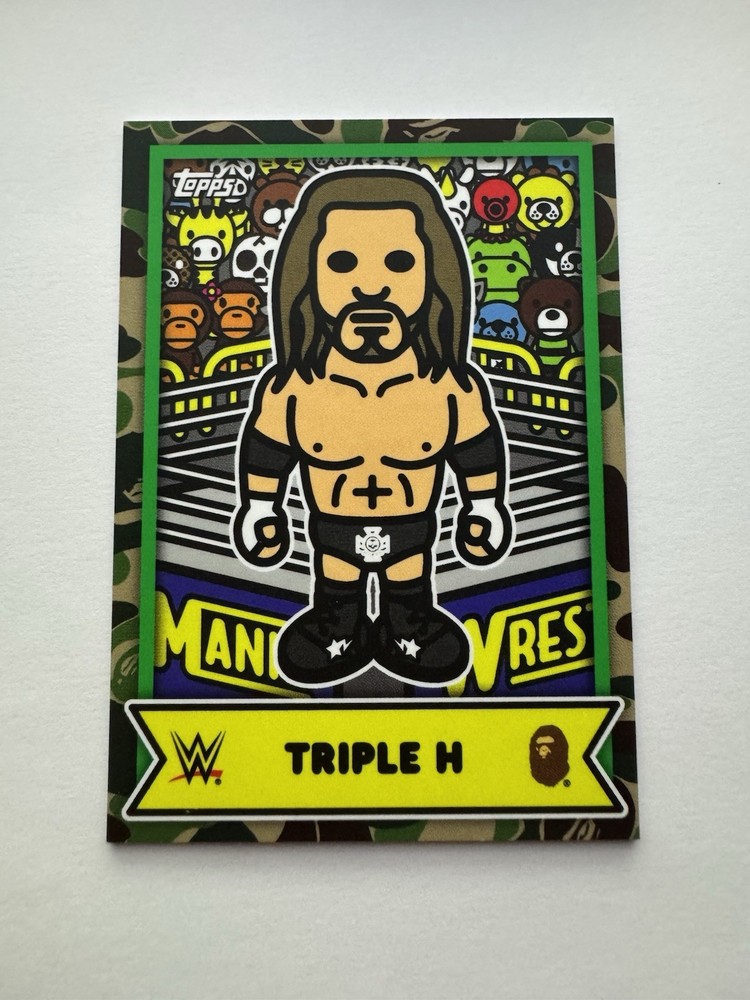 2025 Topps WWE X BAPE Triple H Baby Milo Insert