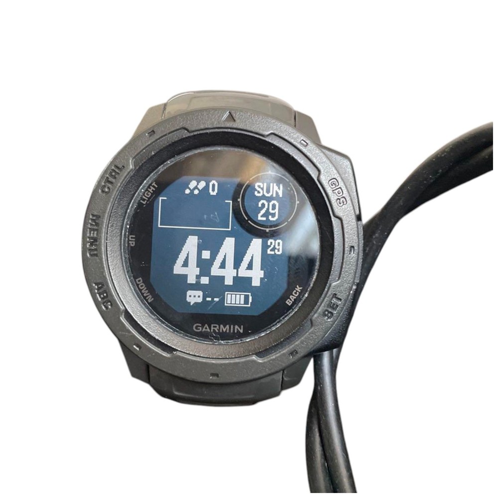 Garmin Instinct Rugged Outdoor GPS Watch with Long Battery Life