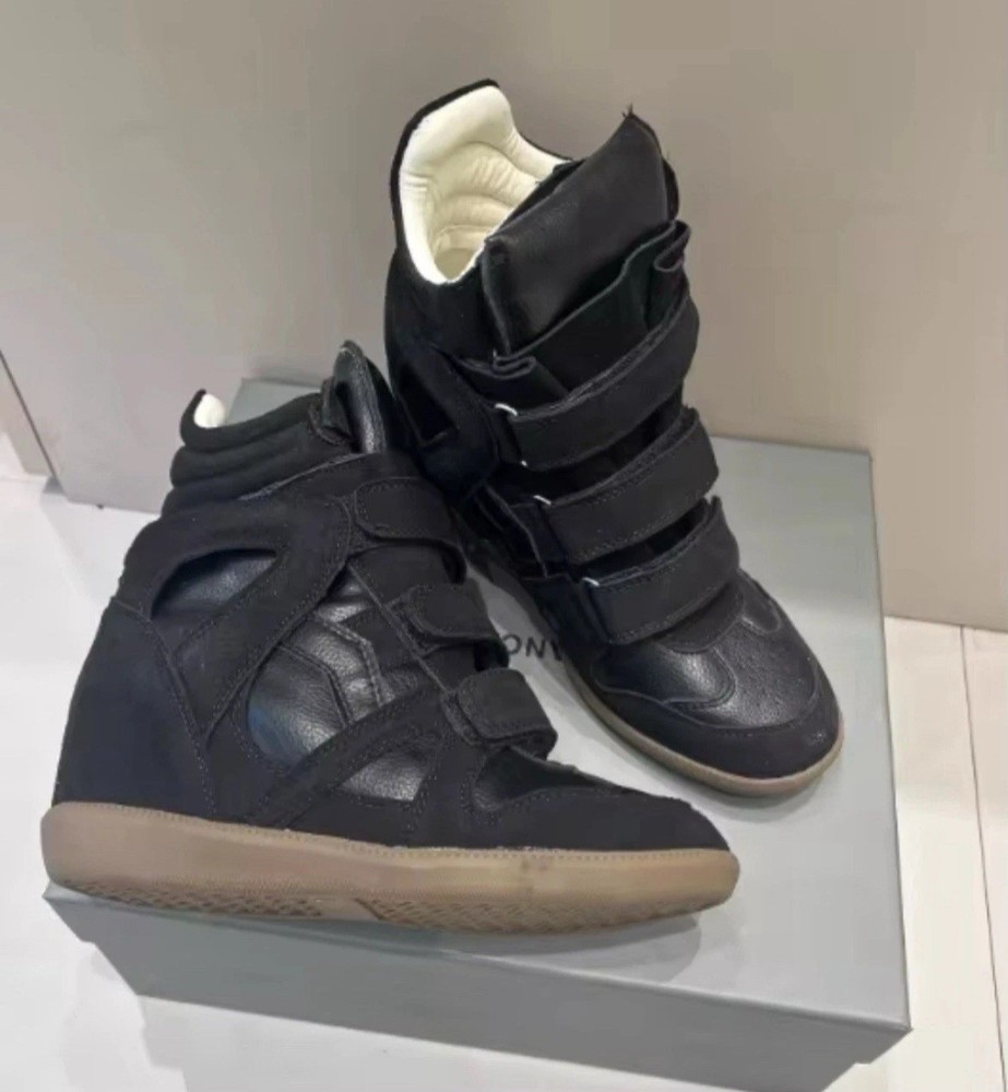 Isabel Marant Inspired High Quality Wedge Sneakers. Size EU41 Is Women 10-10.5