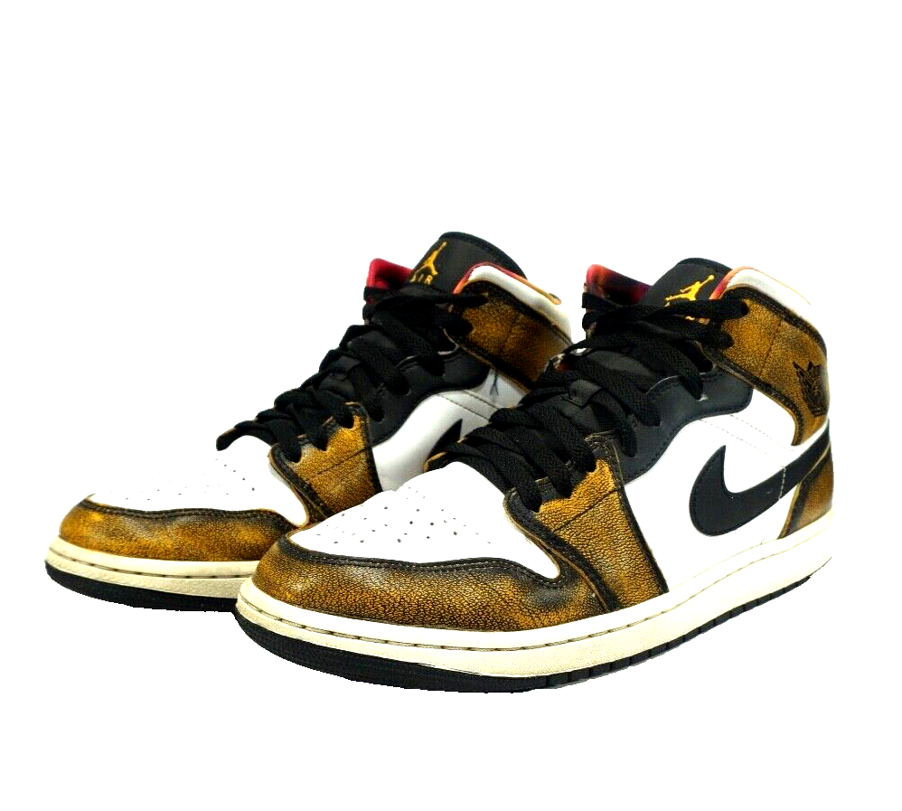 Air Jordan 1 SE Mid Wear-Away Taxi Sneakers Size 11.5 DQ8417-071