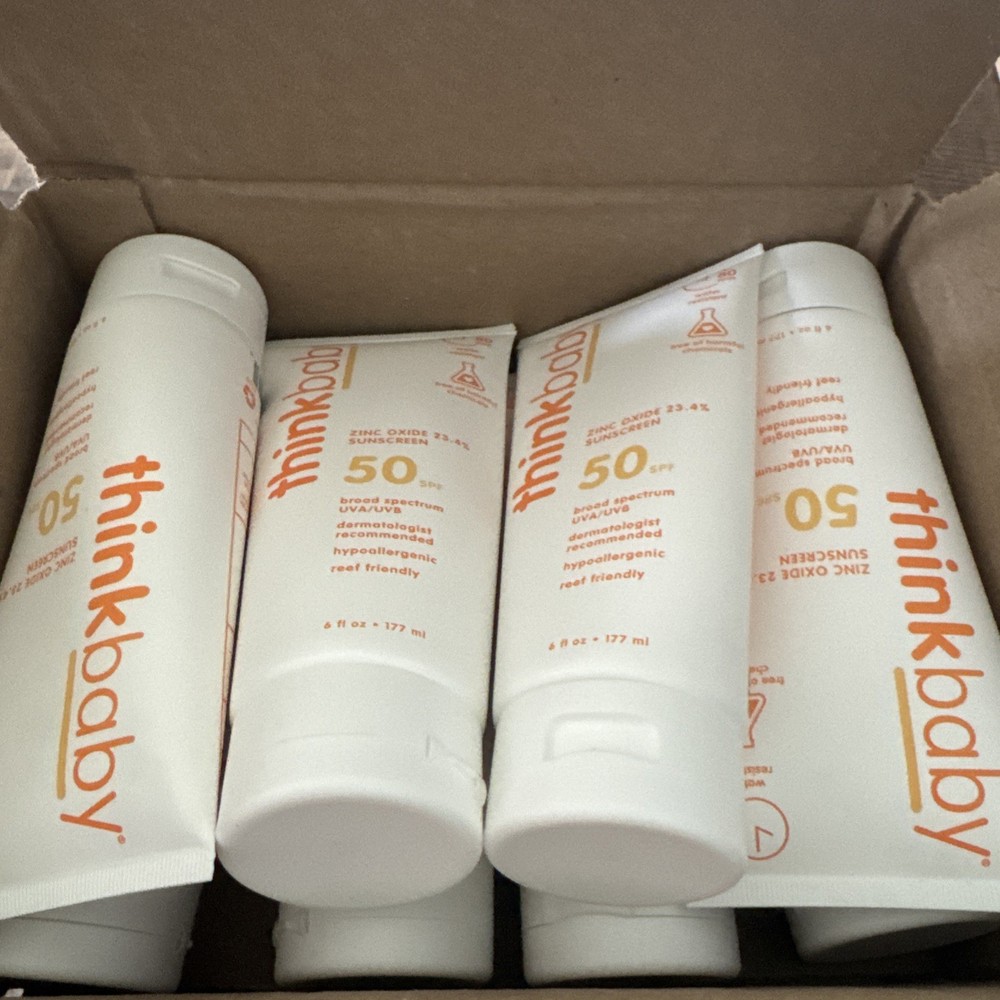 Thinkbaby SPF 50 Baby Mineral Sunscreen 177ml Water Resistant Exp 2026+