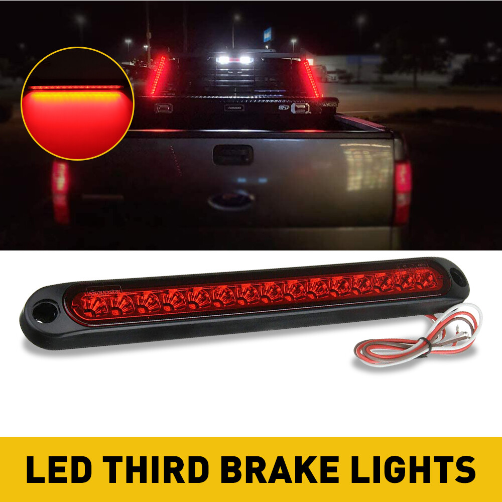Universal LED 3RD Trunk Brake Light Lamp Red Lens Fit for Truck SUV Jeep RV Y