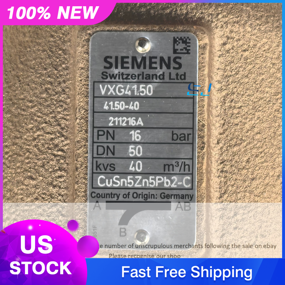 Brand new Siemens VXG41.50 Control Valve VXG41.50