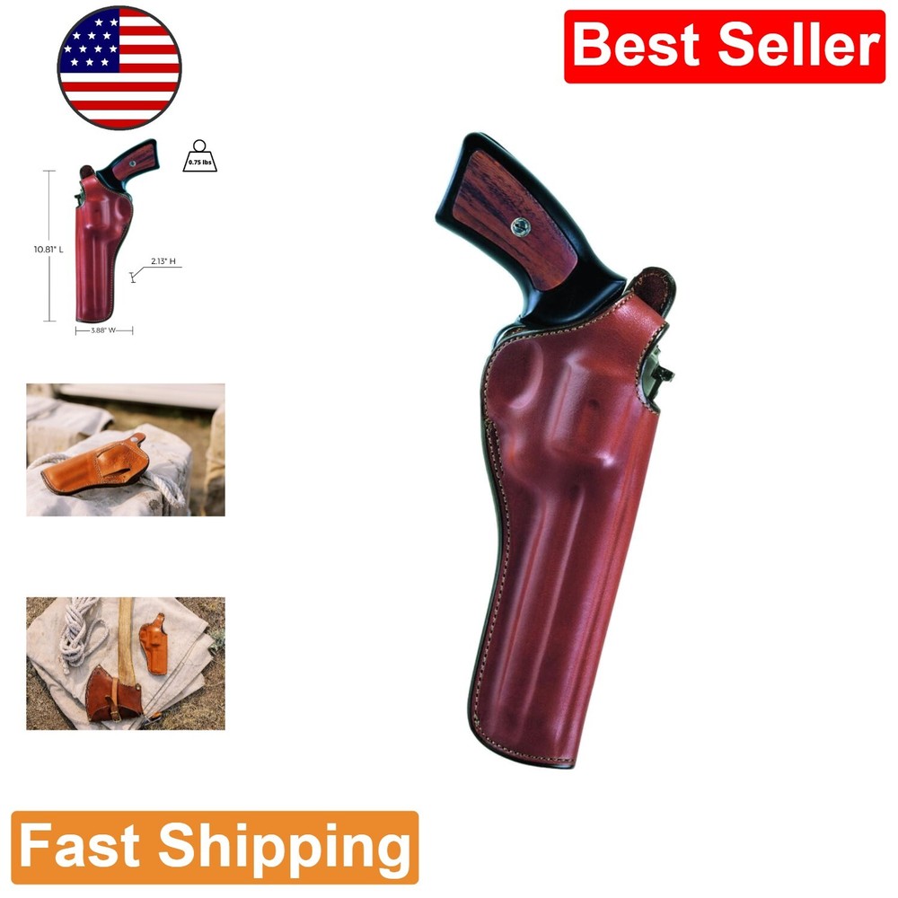 Versatile Belt Holster - Fits 6In Revolvers - Cross Draw or Strongside Carry