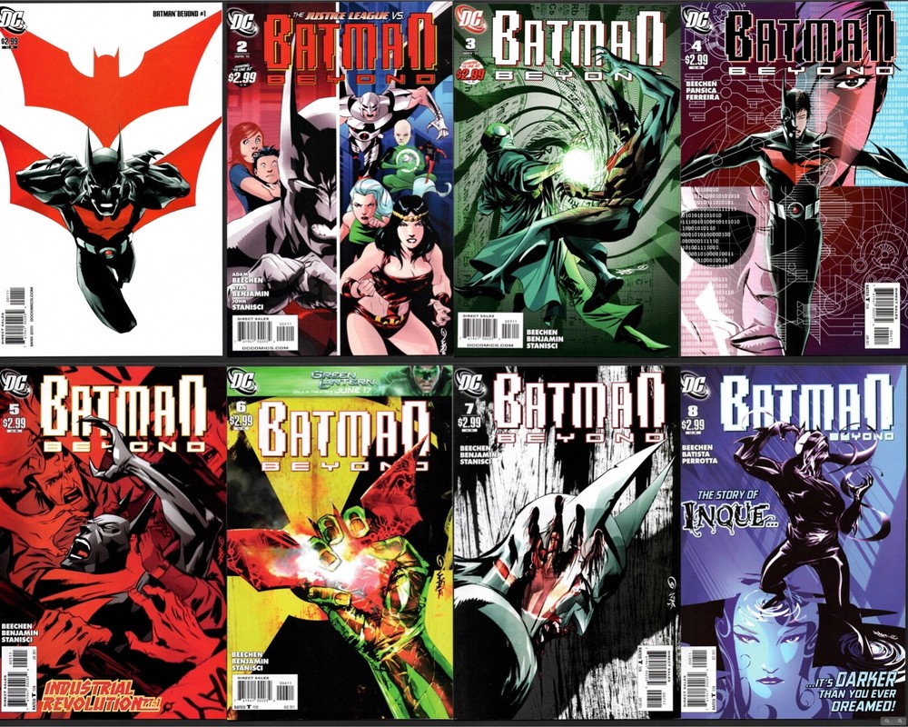 Batman Beyond #1 2 3 4 5 6 7 8 (of 8)  (DC, 2011) NM- Adam Beechen Ryan Benjamin