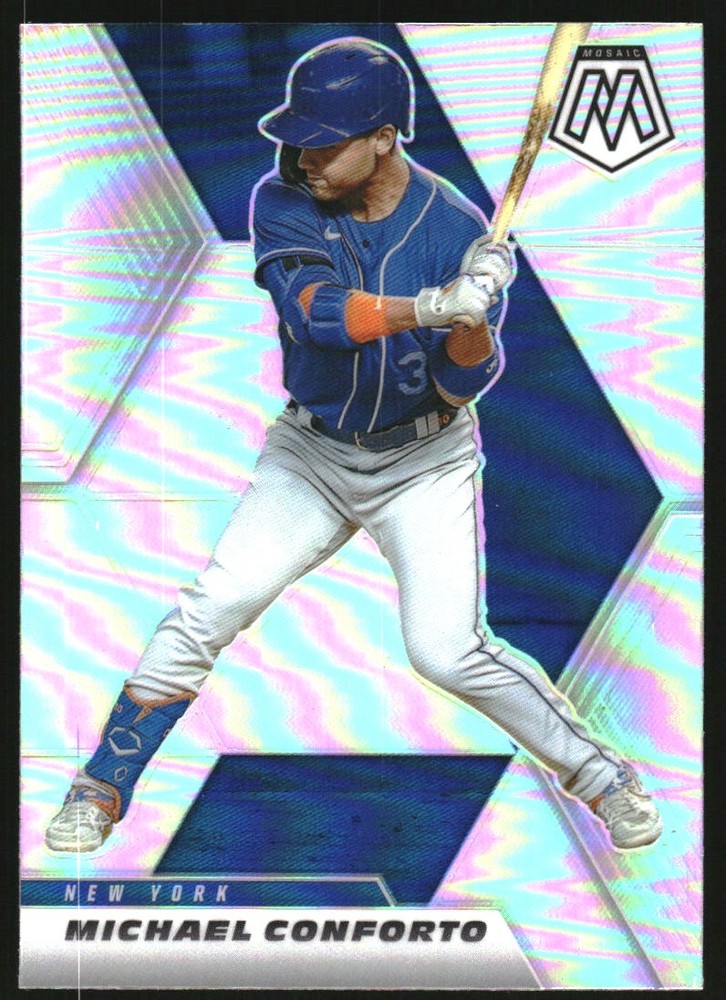 2021 Panini Mosaic Silver Prizm Michael Conforto #45 Baseball Card