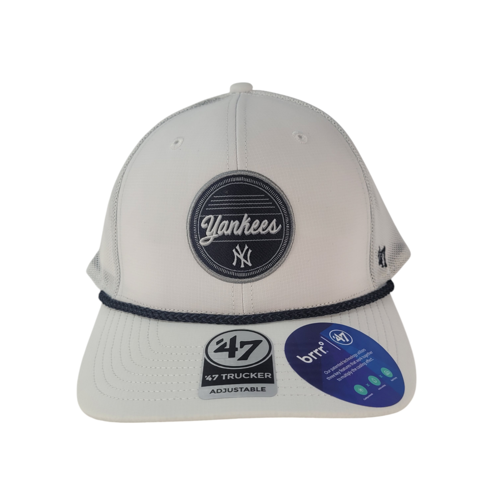 New '47 Brand New York Yankees Fairway Trucker Hat Cap Adjustable White Rope MLB
