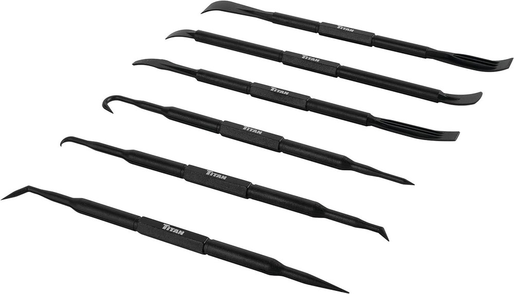 Titan Tools 6-Piece Non-Marring Pick Hook and Pry Set 17716