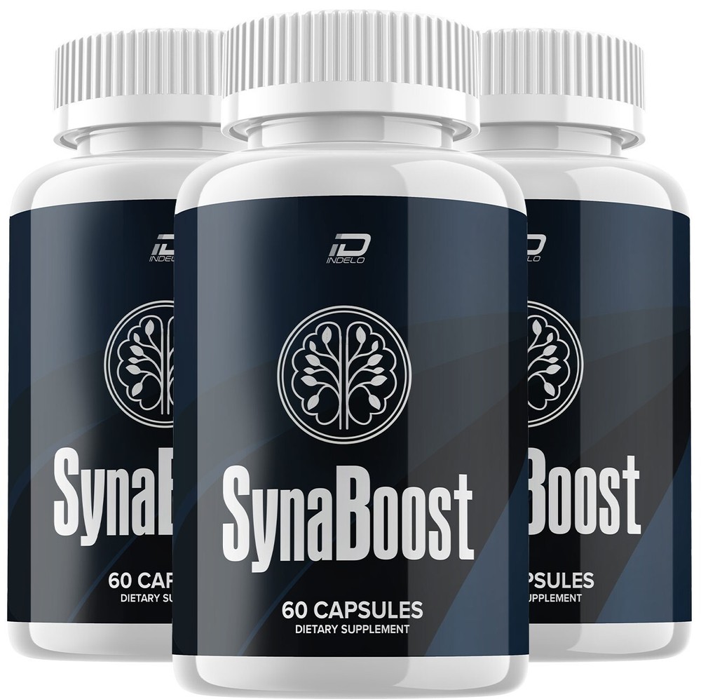 (3 Pack) SynaBoost Brain Capsules – Syna Boost, Memory, Focus Pills All Natural