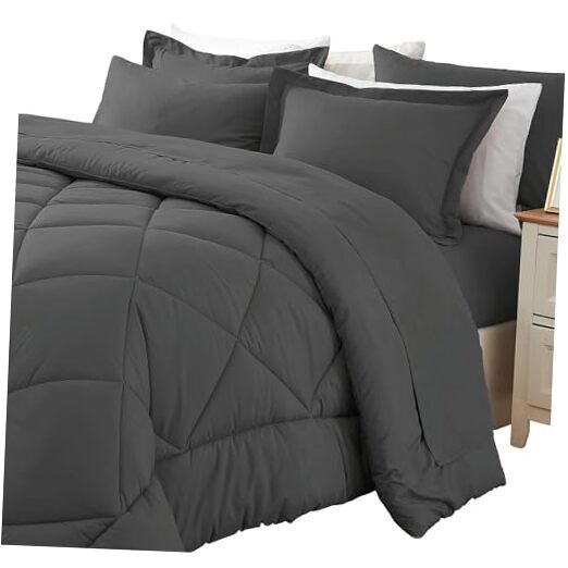 King Size Comforter Set with Sheets - 7 Piece, King Size Bed in a Bag All