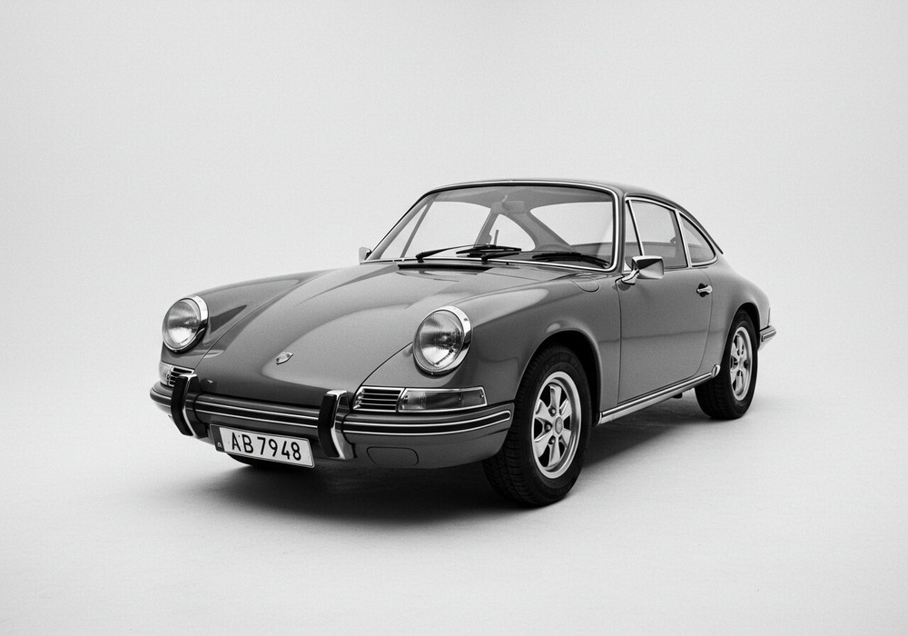 AI Art Classic Car Digital Wallpaper for Desktop Background