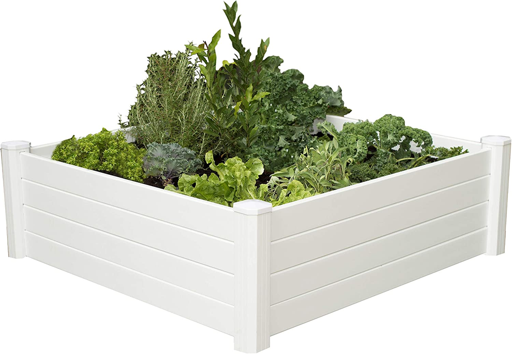 Products 26001 Premium Outdoor Raised Garden Bed for Growing Edible Plants and F