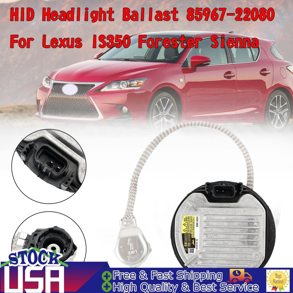 HID Headlight Ballast 85967-22080 Fit Lexus IS350 Forester Sienna US Model