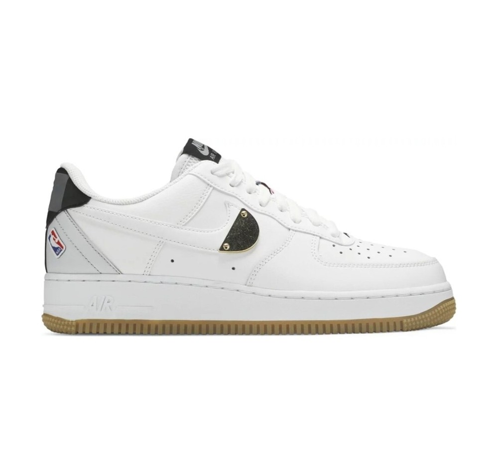 Size 13- Nike NBA x Air Force 1 '07 LV8 White Pure Platinum NEW!!! 🔥🔥🔥