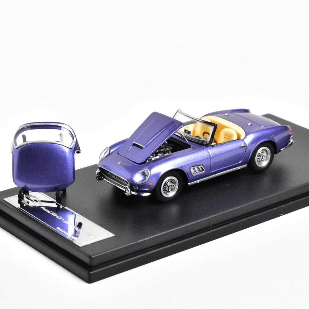 KING MODEL 1/64 Ferrari 250GT 1960 Purple Diecast Car Model Toy Collection Gift