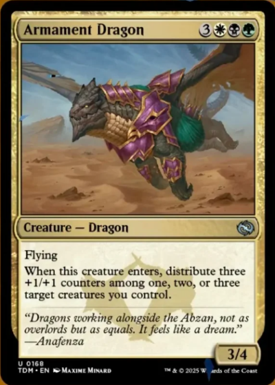 Brand New - Armament Dragon - Tarkir: Dragonstorm