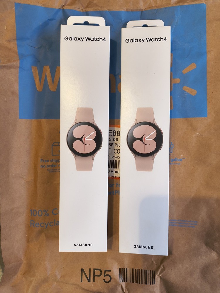 Samsung Galaxy Watch4 SM-R860 40mm Aluminum Case with Sport Band - Pink Gold (Bluetooth) (SM-R860NZDAXAA)