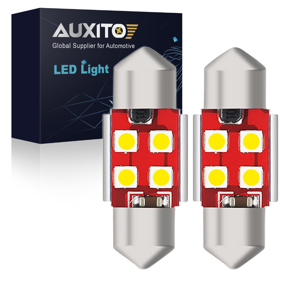 Bright 4X Dome DE3175 Light White 6000K Canbus LED Bulb Fit Toyota Camry 4Runner