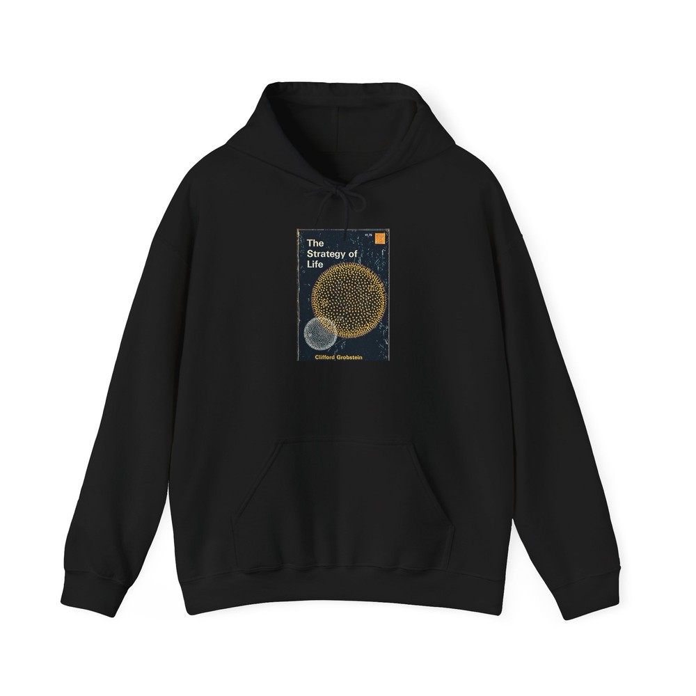 The Strategy Of Life Graphic Print Crew LS Unisex Heavy Blend™ Hooded Sweatshirt